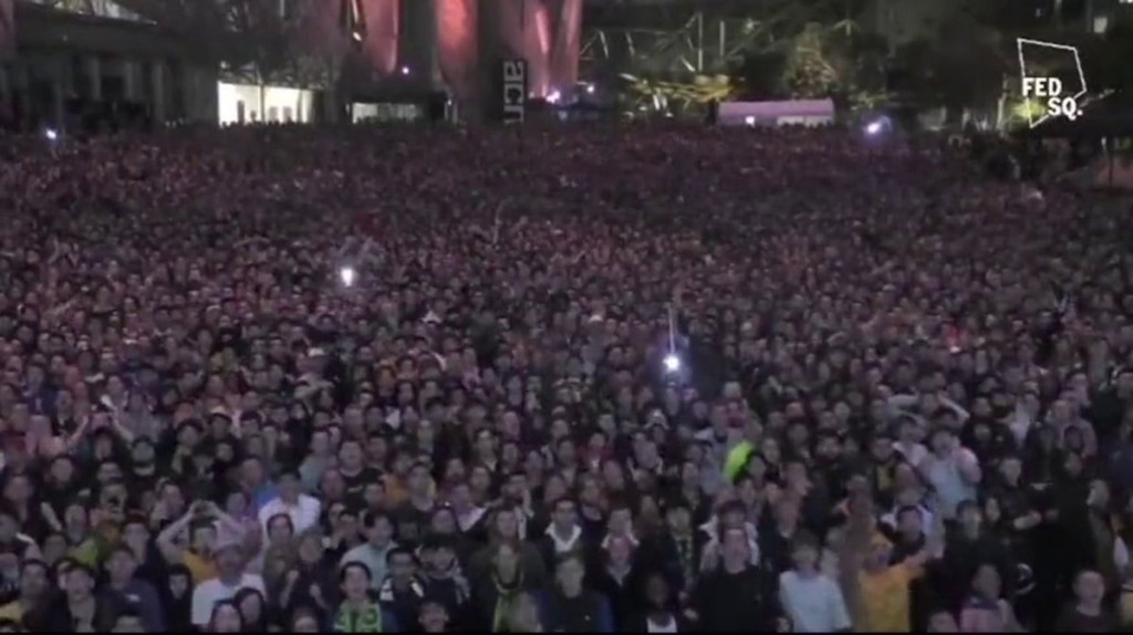 (Picture: Fed Square Cam)