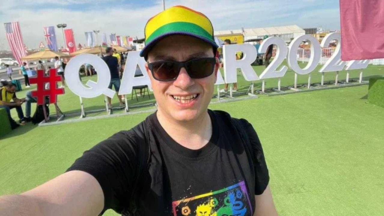 England fan ‘strip-searched’ after dressed in rainbow-coloured top and hat