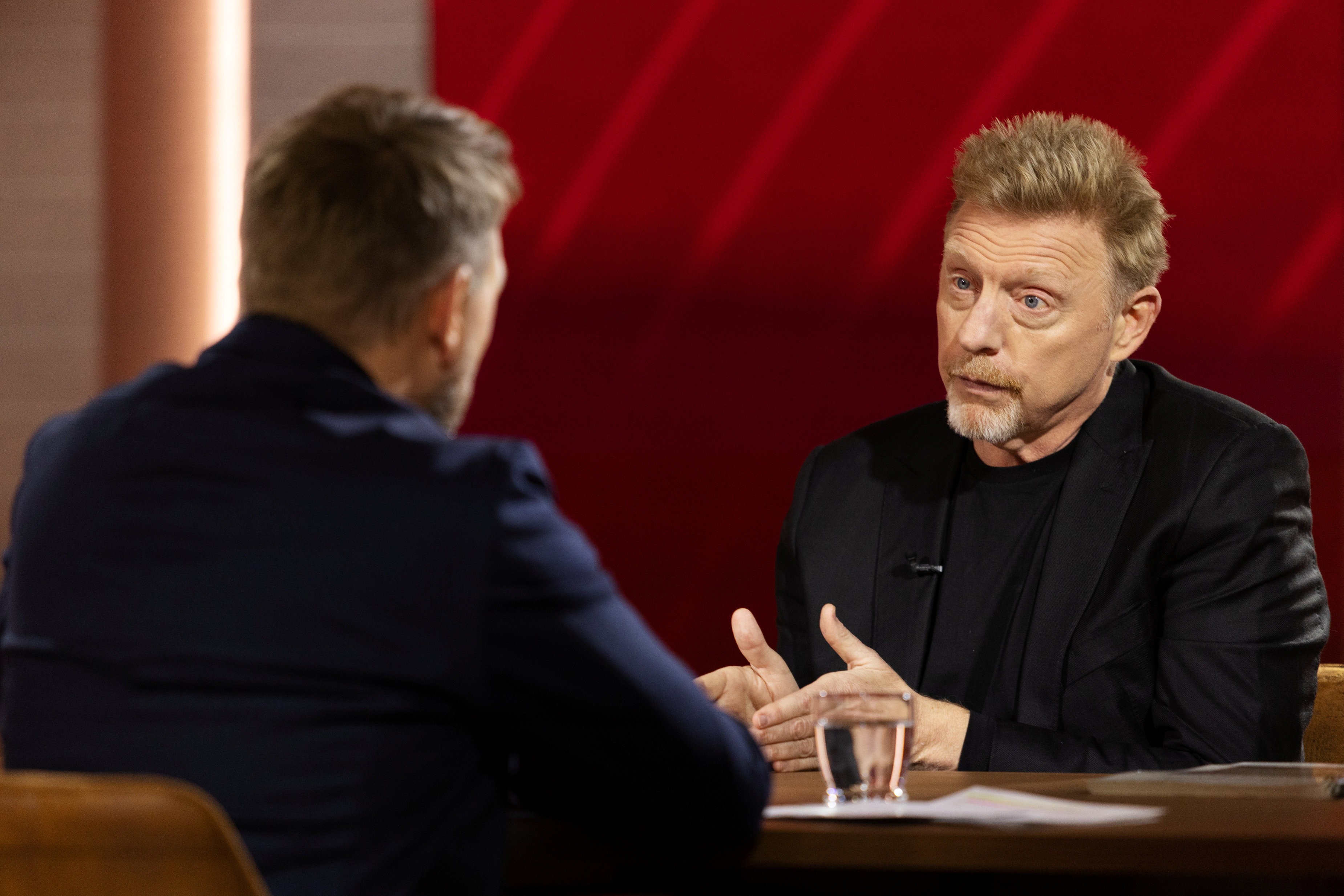 Daily Mail Online - Boris Becker is interviewed by Steven GÃ¤tjen for German tv channel Sat1. The interview is due to air tonight, Tuesday December 20. Leimen, Germany. 20 December 2022.