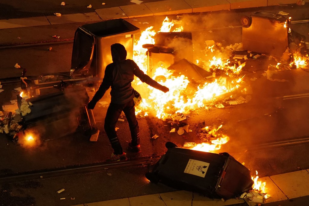 Fan clashes after a World Cup match