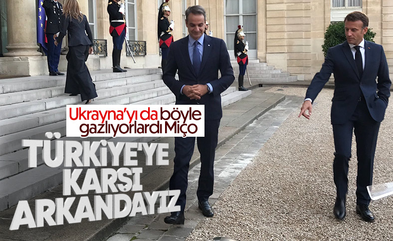 Emmanuel Macron met with Kiryakos Mitsotakis in France