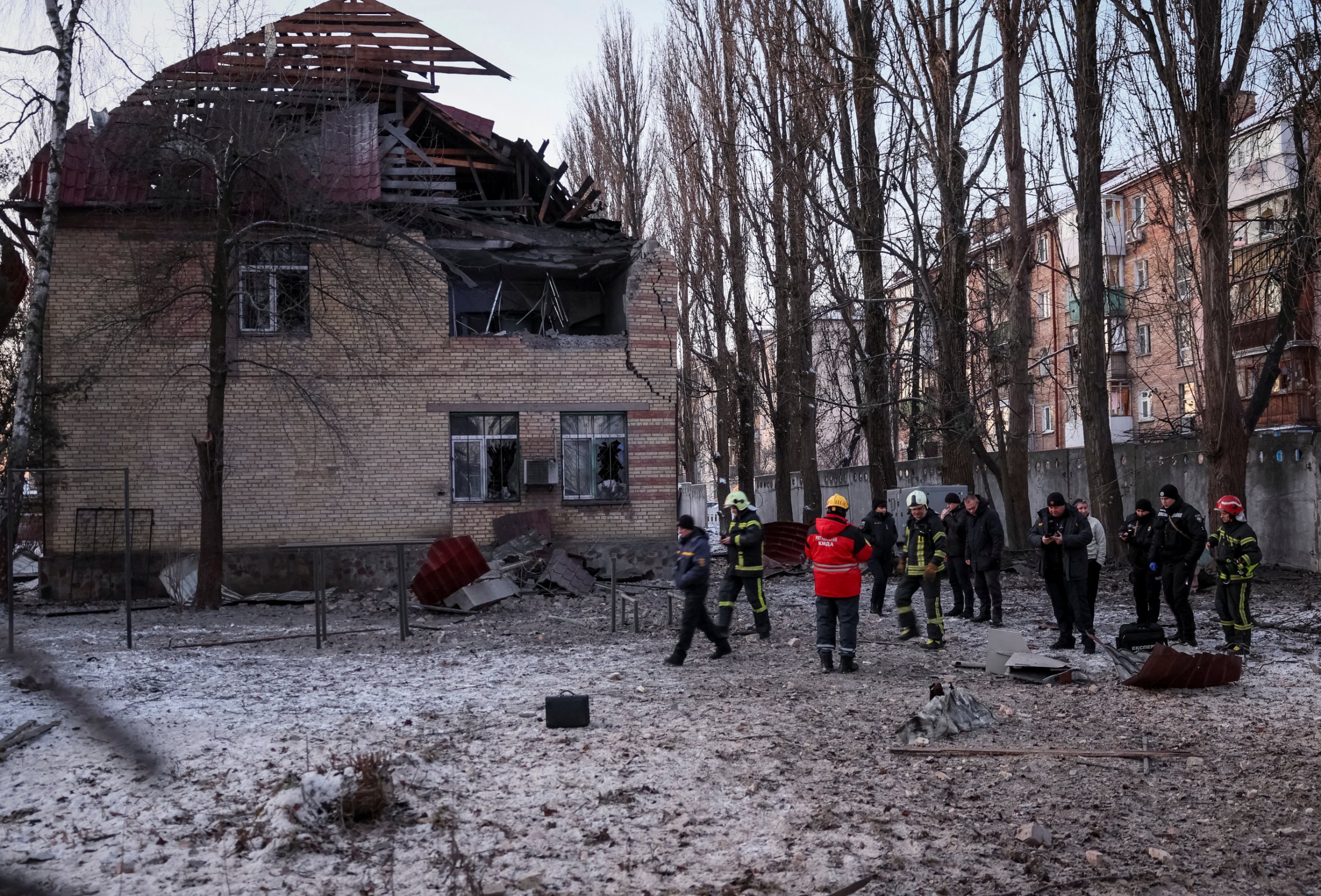 Kyiv hit by pre-daybreak drone attack for first time in weeks after air raid caution