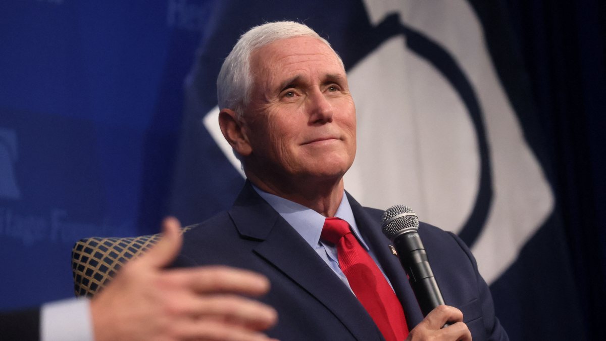 Mike Pence 'Will you vote for Trump' query