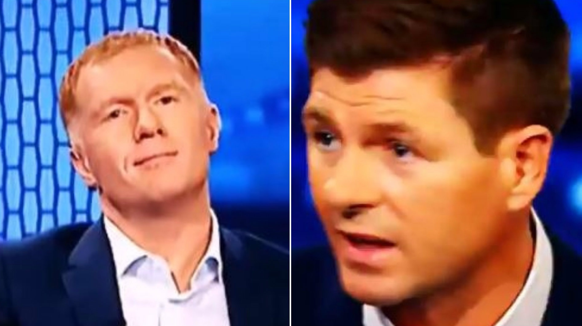 Paul Scholes caught smirking as Steven Gerrard says he never gained the Most Effective League