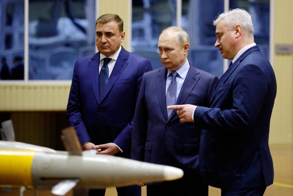 Russian President Vladimir Putin, observed by Tula Region Governor Alexei Dyumin (L) and Shcheglovsky Val Director Basic Alexei Visloguzov (R), visits the Shcheglovsky Val system development plant, a subsidiary of KBP Instrument Design Bureau, in Tula, Russia December 23, 2022.</body></html>” /></div>
<p>(Photograph via Mikhail Kireyev / Sputnik / AFP) (Photograph through MIKHAIL KIREYEV/Sputnik/AFP by means of Getty Photographs)”/>The Russian President has been accused of using ‘deepfake’ era so as to look present all through video meetings (Picture: Getty) </p>
<p>It could also be claimed that Putin has been sending ‘frame doubles’ for some events so as to cover for his ailing well being.</p>
<p>It has been instructed that a recent seek advice from via the President to the Crimea Bridge, in advance attacked earlier this 12 months by means of Ukraine, was actually a doppelgänger- and possibly additionally a visit final week to Tula while he met the governor, his former bodyguard Alexei Dyumin, at the day he cancelled the Nizhny Tagil commute.</p>
<p>‘The president has more and more resorted to the use of “doubles” to participate in quite a lot of public events, and “Deepfake” era is used for video conferencing, which permits conferences to be held with out Putin’s direct participation,’ claimed the channel.</p>
<p>In Advance this month, it used to be extensively rumoured that Putin had ‘involuntarily defectated’ in entrance of his bodyguards after falling down some stairs at his non-public place of dwelling in Moscow- claims the Kremlin was once forced to disclaim after being pressed by way of a reporter for US outlet Newsweek.</p>
<p>The Press And Data Administrative Center of the President of the Russian Federation mentioned: ‘Referring To your request, we will be able to say that that is utterly unfaithful.’</p>
<p><strong><strong><strong>Get involved with our news crew via emailing us at webnews@metro.co.uk.</strong></strong></strong></p>
<p><strong>For extra stories like this, </strong><strong>check our news web page</strong>.</p>
<p>.</p>
                                                     <script>
    function pinIt()
    {
      var e = document.createElement('script');
      e.setAttribute('type','text/javascript');
      e.setAttribute('charset','UTF-8');
      e.setAttribute('src','https://assets.pinterest.com/js/pinmarklet.js?r='+Math.random()*99999999);
      document.body.appendChild(e);
    }
    </script>
                     <div class=