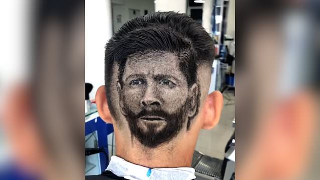 Soccer fan has ‘Messi hair’ after distinctive tribute to World Cup hero