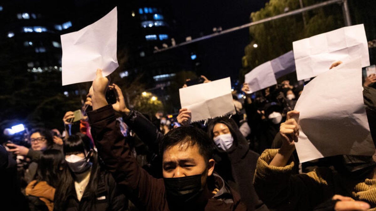 US supports coronavirus protests in China