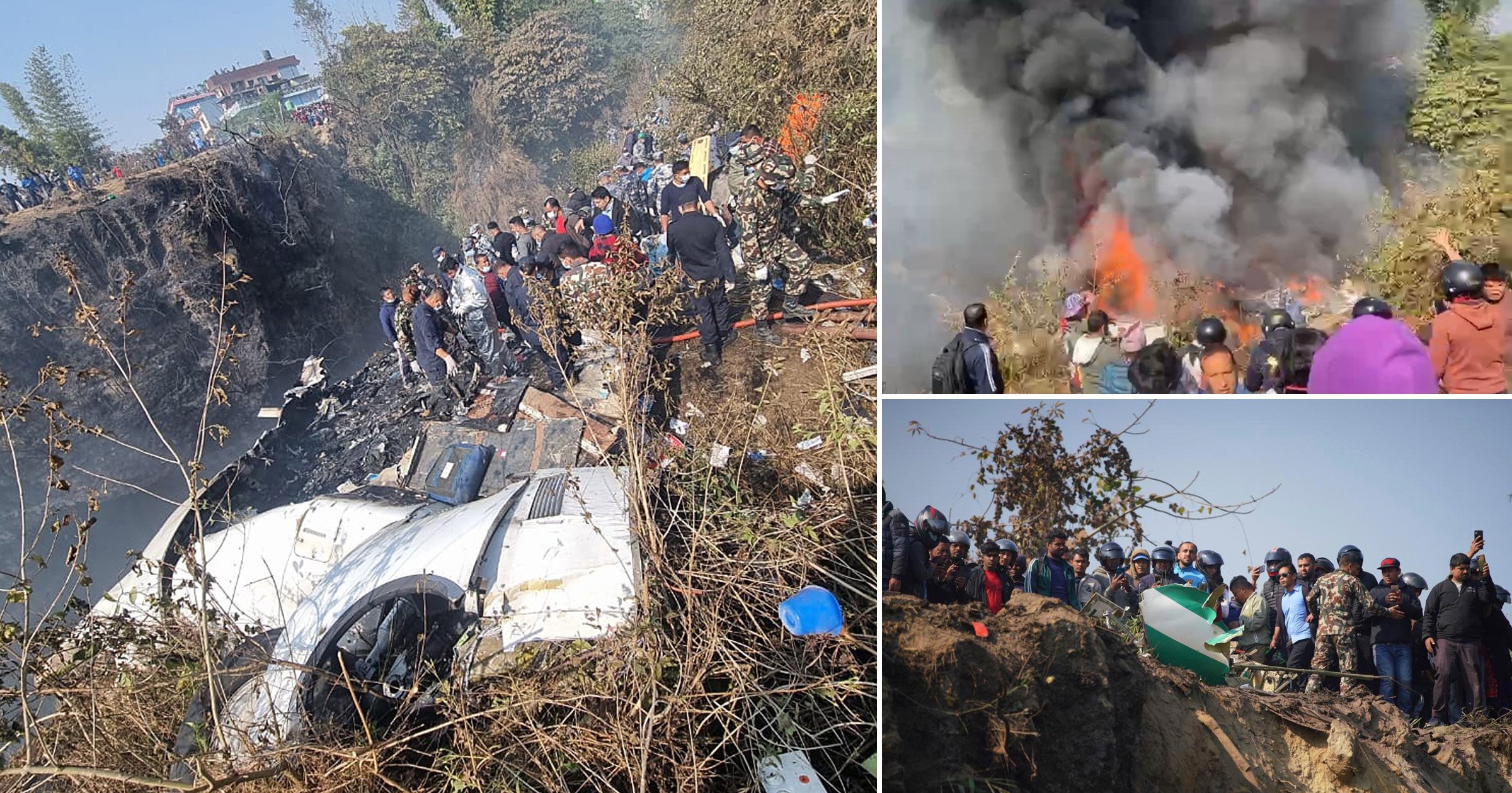 Aircraft crashes close to airport in Nepal killing a minimum of FORTY other folks