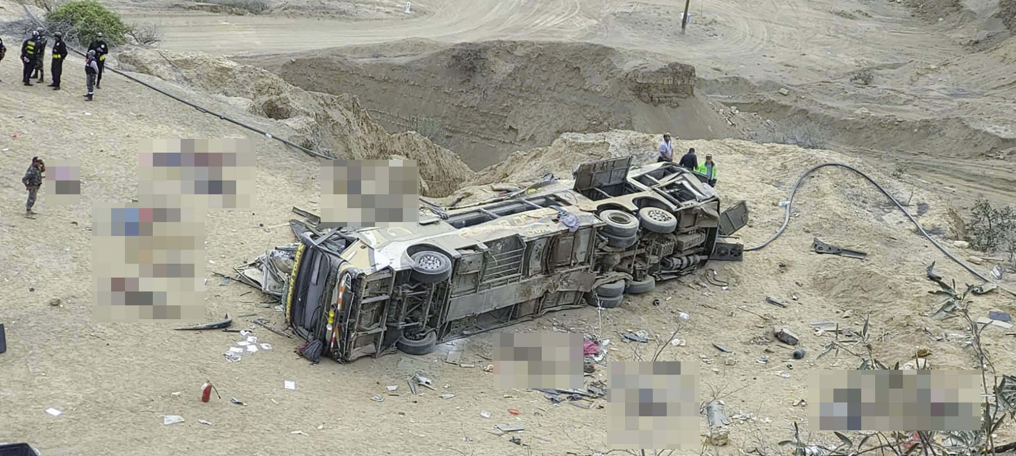 Bus veers off cliff into ravine killing 25 passengers in Peru