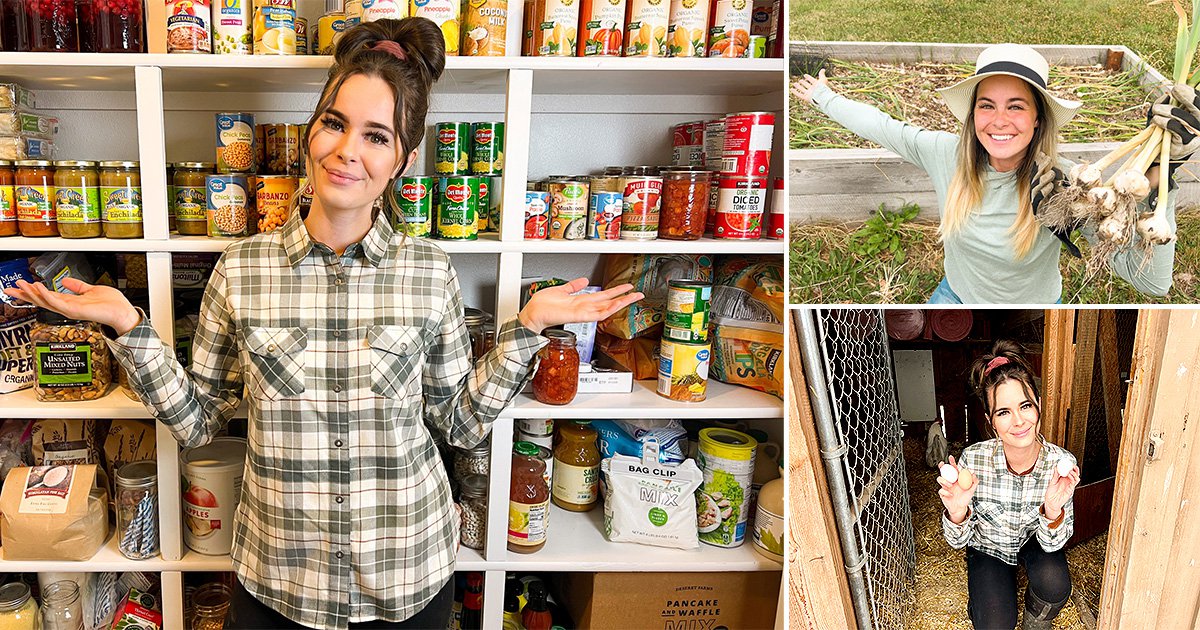 Doomsday prepper has enough food to survive 5 years in case of disaster