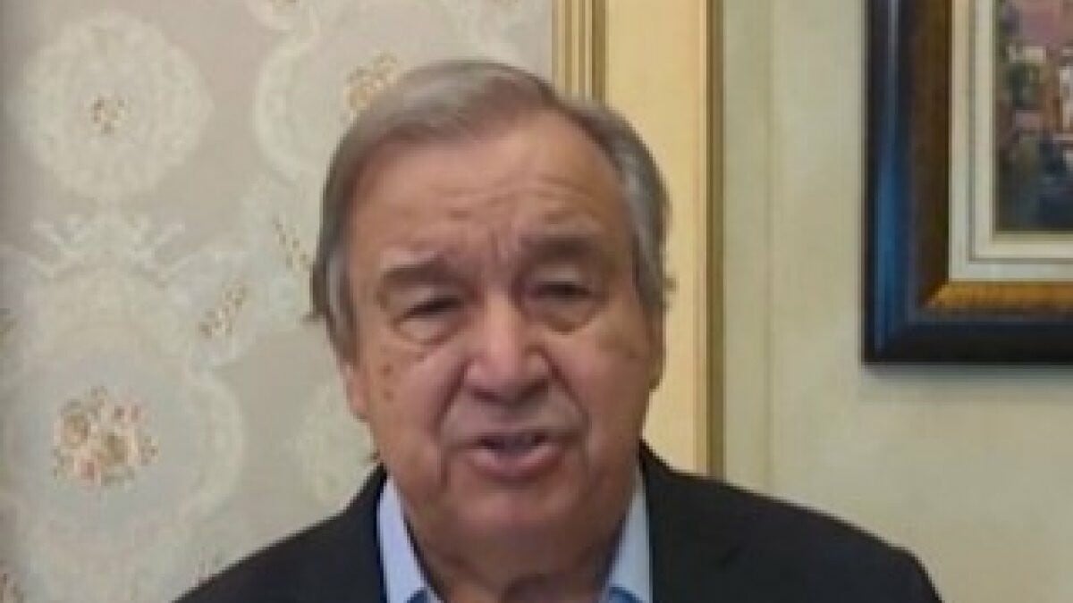 Remark by way of UN Secretary General Guterres at the grain agreement