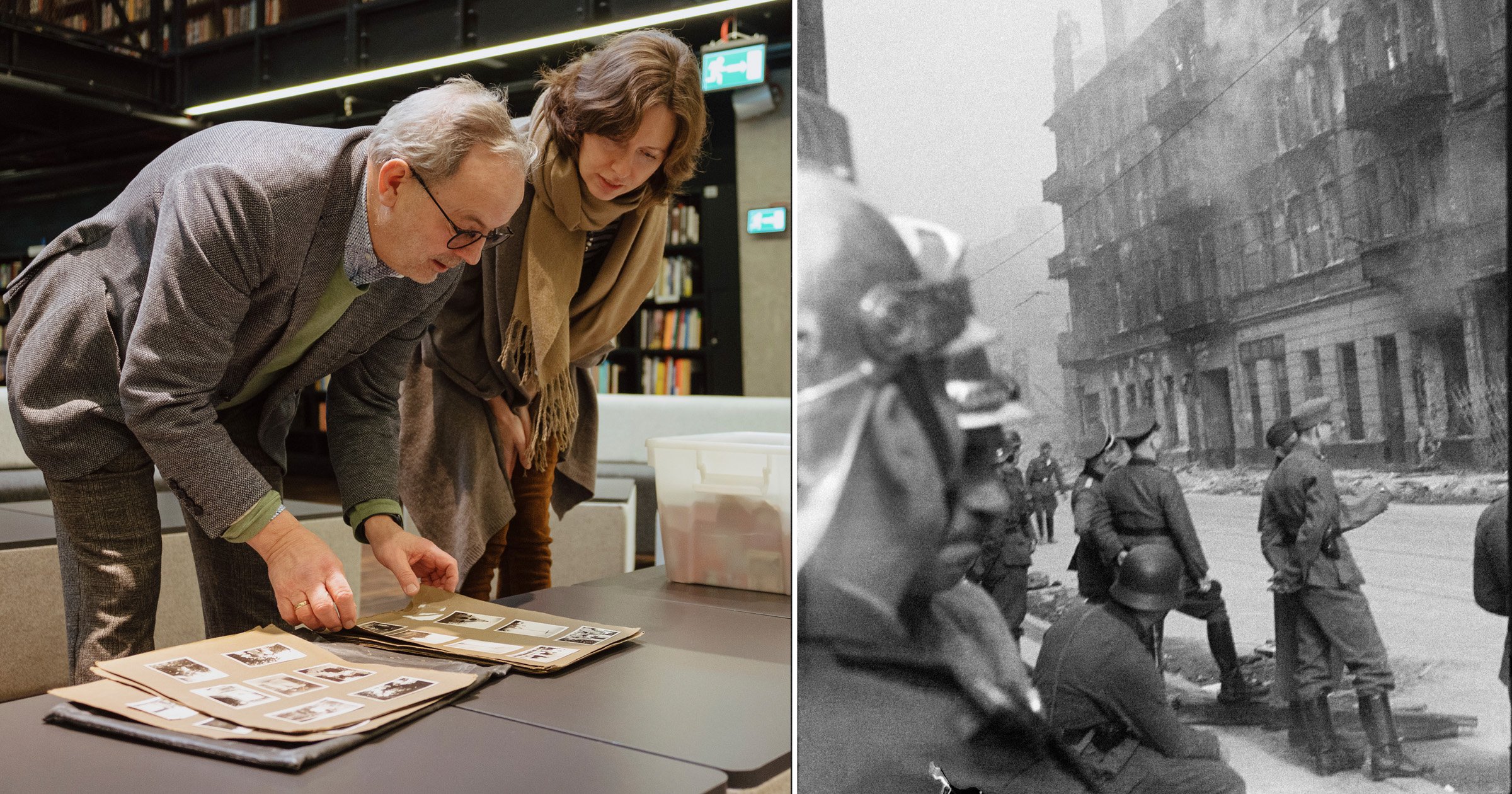 Son reveals footage taken secretly via his father during Warsaw Ghetto rebellion