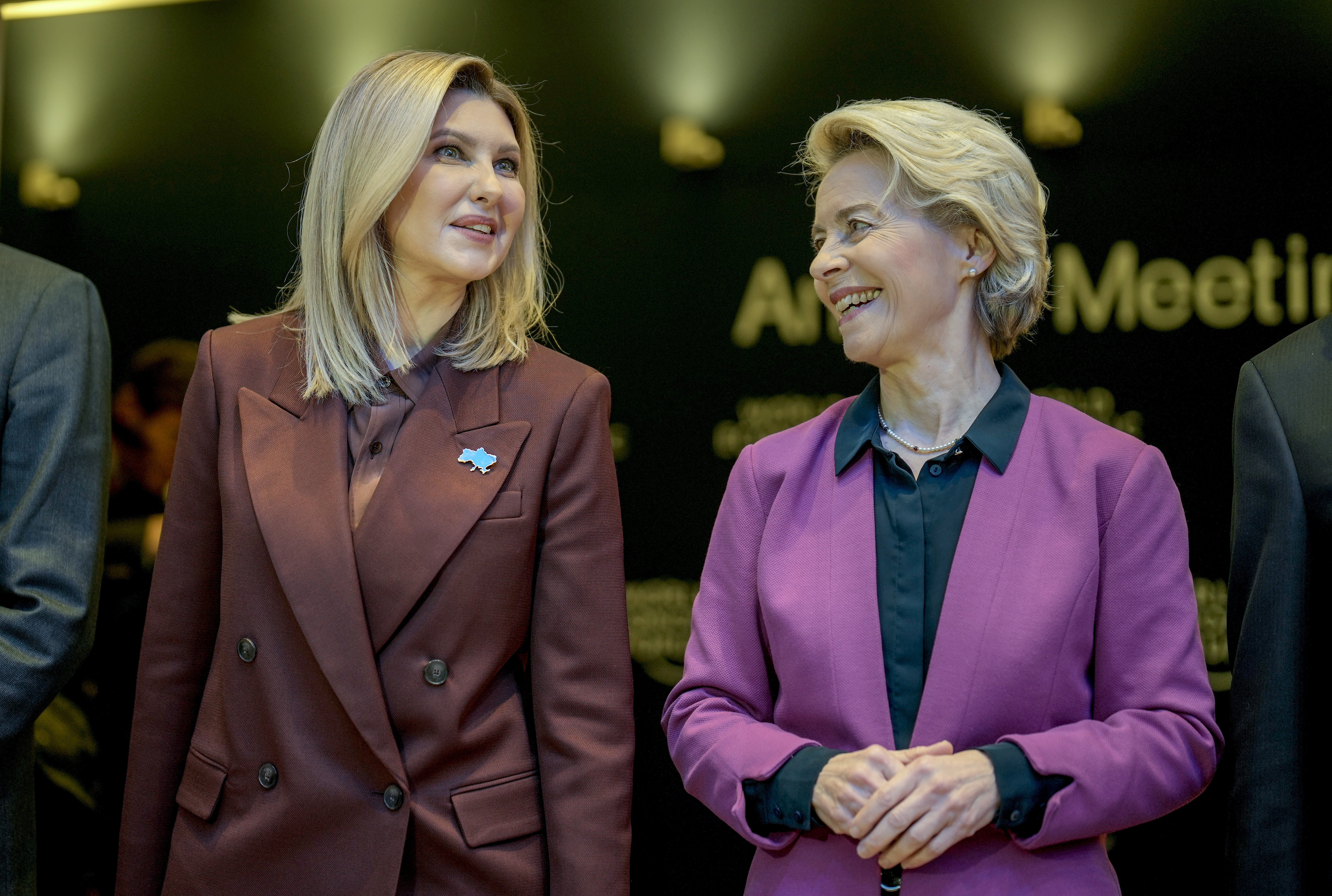 Olena Zelenska and Ursula von der Leyen