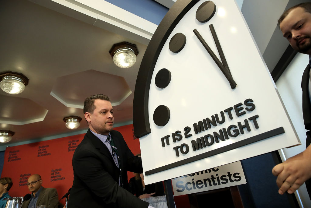 The Doomsday Clock in 2018