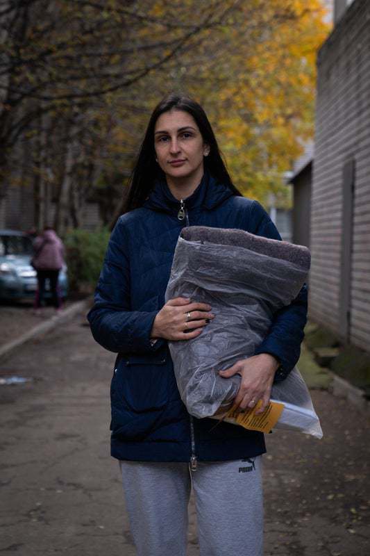 Snapshot - Ukraine 1 year on When the invasion began on February 24th, missiles flew over Nataliya?s home in Kramatorsk. She left with her two children, aged 3 and 11, and took refuge in Dnipro, further away from the border with Russia. Her husband stayed behind.