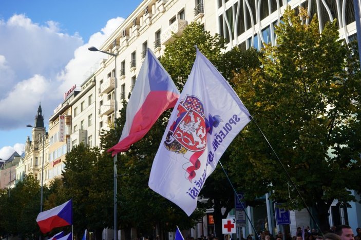 i Anti-government protest in Czechia