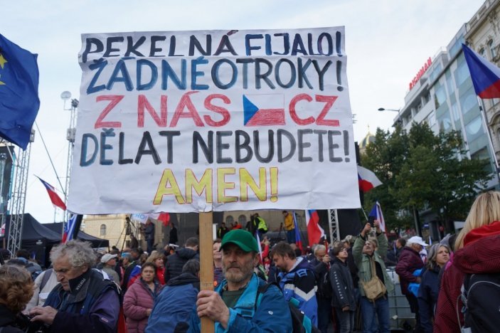 i Anti-government protest in Czechia