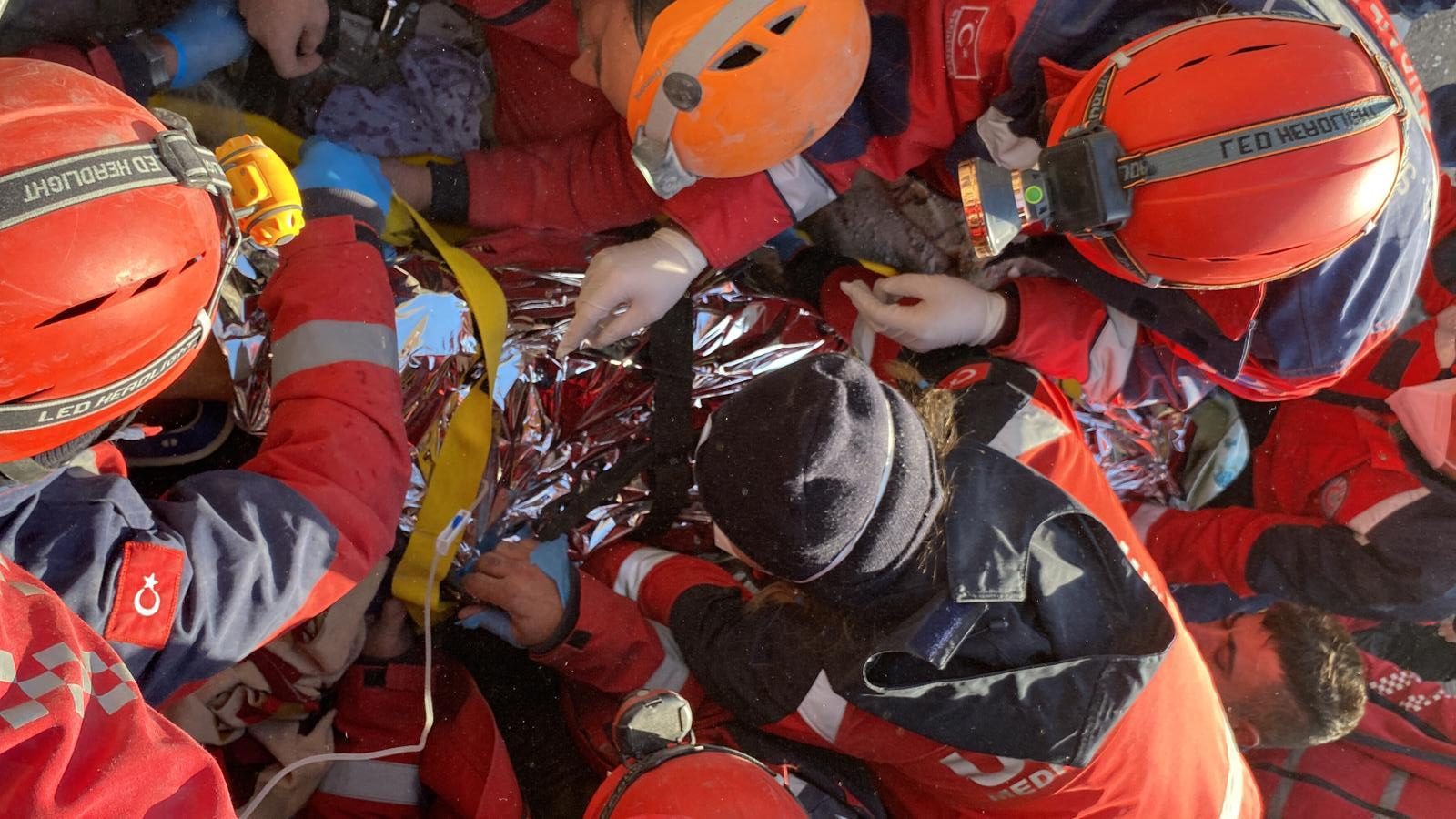 Melike Imamoglu is rescued alive after 222 hours