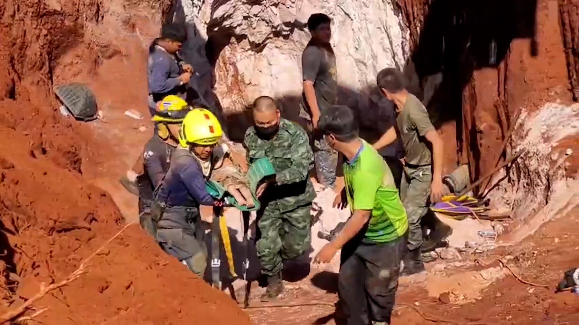 Baby girl is rescued alive after spending 18 hours trapped down a well