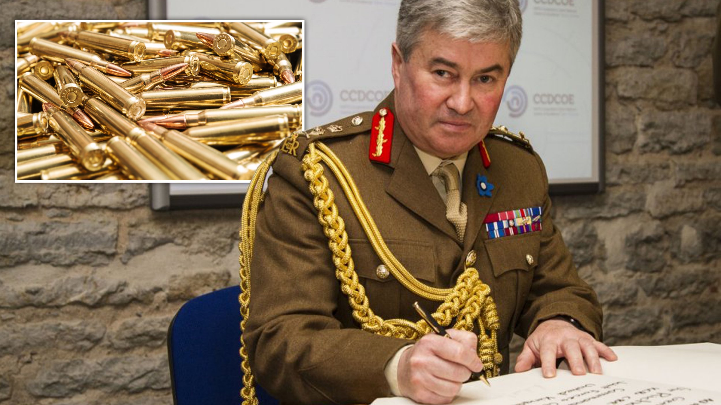 Britain’s ammo ‘would only last a day against Russia’, former general warns