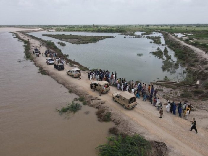 Increased disease cases due to flooding in Pakistan