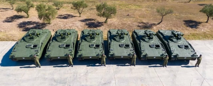 Greece receives Marder armored vehicles from Germany