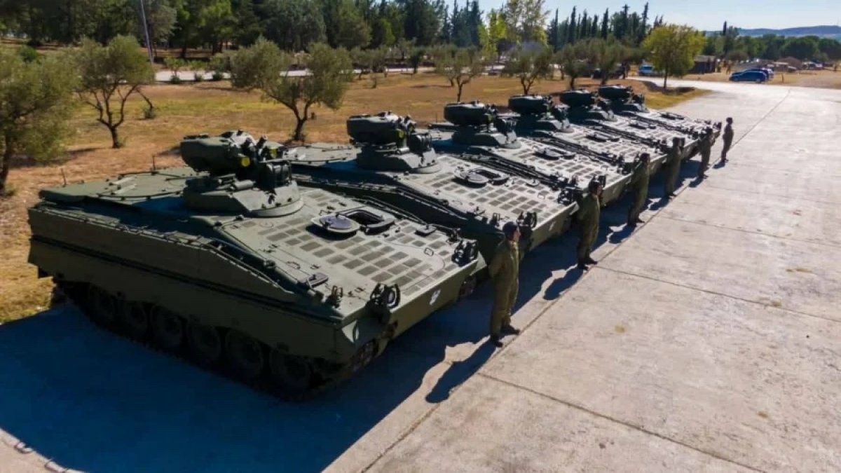 Greece receives Marder armored vehicles from Germany