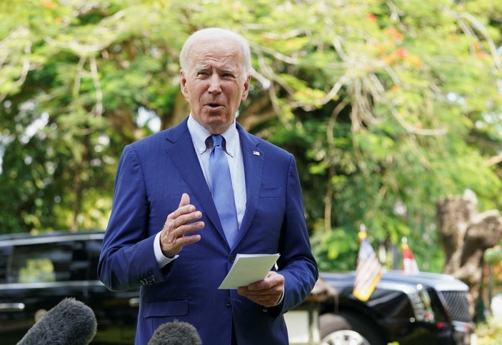 J oe Biden: It is unlikely that the missile was launched from Russia