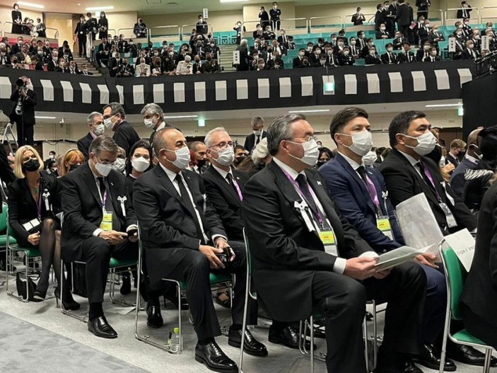 Çavuşoğlu attended the funeral of former Prime Minister of Japan Shinzo Abe -1