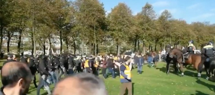 PKK members attacking the police in the Netherlands are in custody