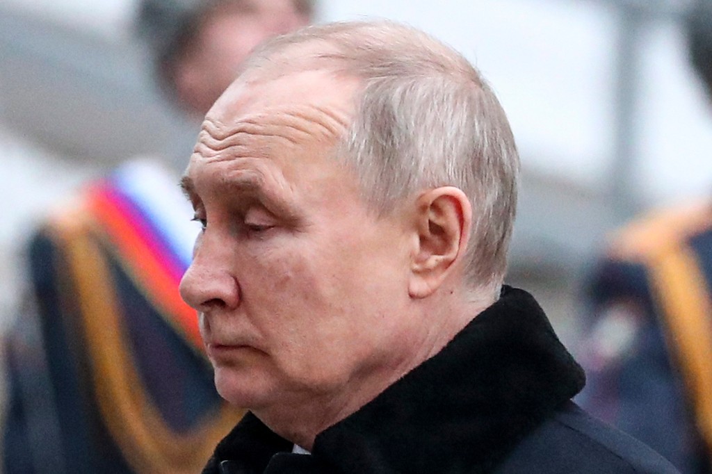 Russian President Vladimir Putin walks to lay flowers while attending commemorations marking the 80th anniversary of the Soviet victory in the battle of Stalingrad in the southern Russian city of Volgograd, once known as Stalingrad, Russia, Thursday, Feb. 2, 2023. The battle of Stalingrad turned the tide of World War II and is regarded as the bloodiest battle in history, with the death toll for soldiers and civilians estimated at about 2 million. (Kirill Braga, Sputnik, Kremlin Pool Photo via AP)