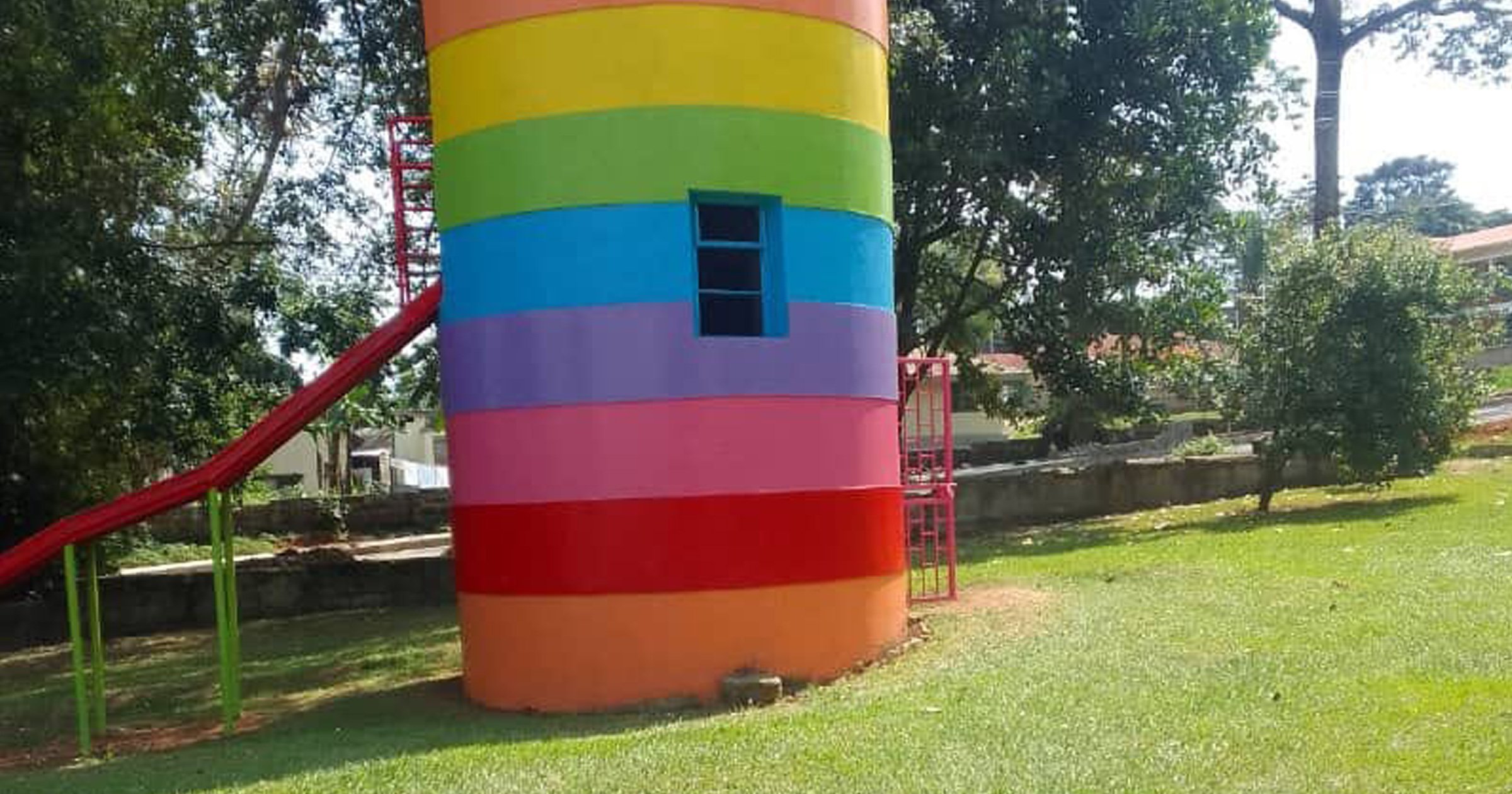 Rainbow tower removed from playground after parents claim it’s ‘satanic’