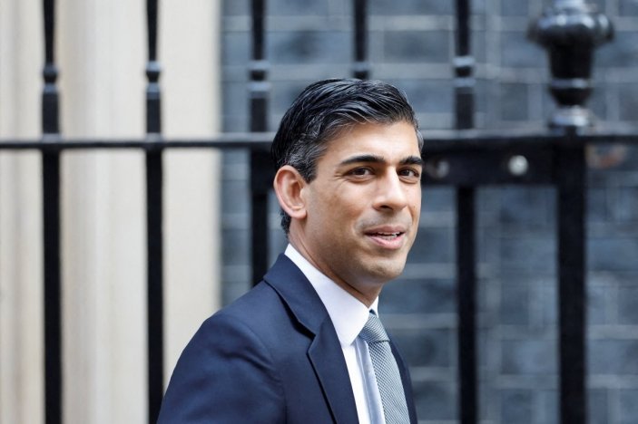 Britain's Rishi Sunak announces his candidacy for prime minister