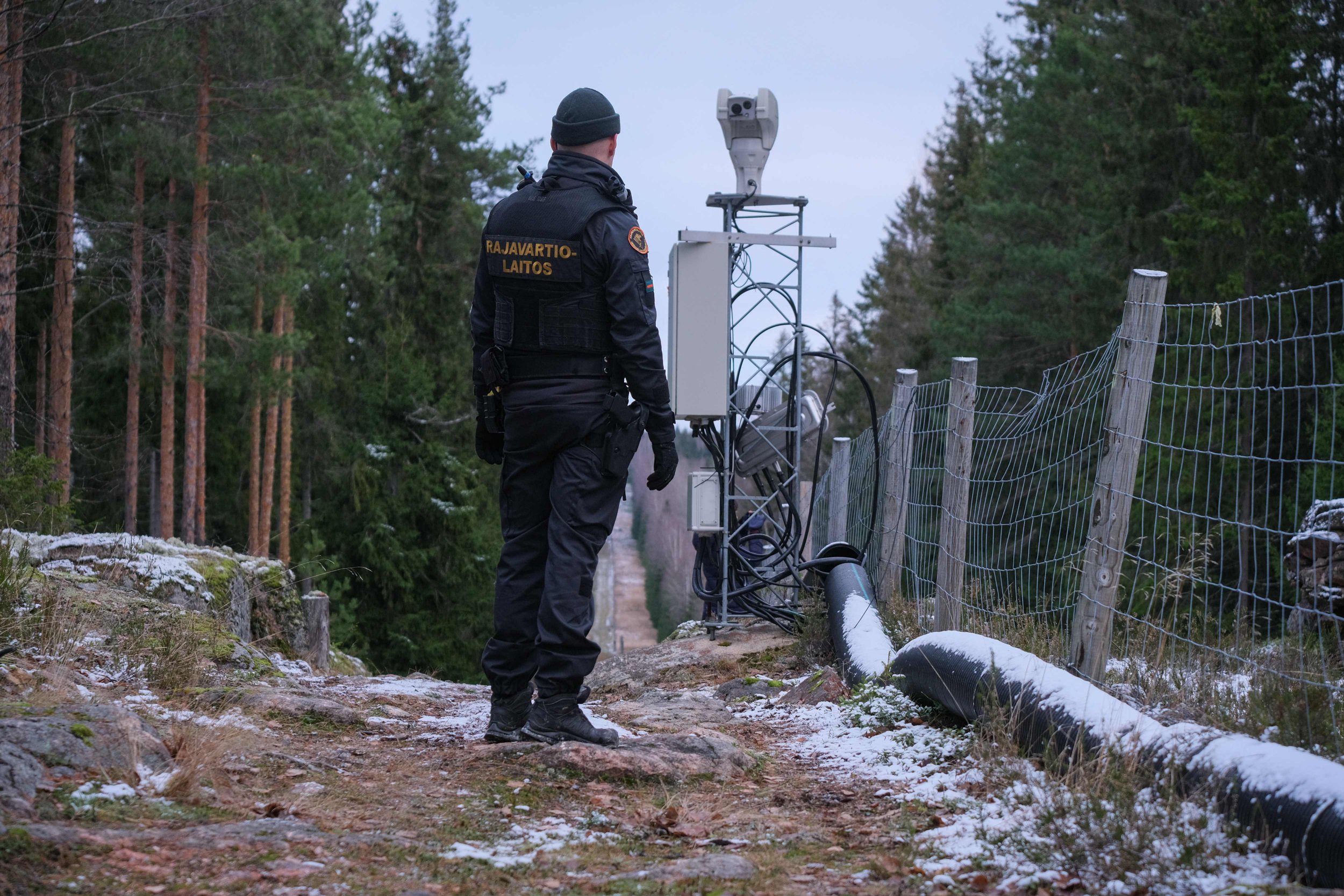 Finland building 10ft barbed wire fence along Russian border after Nato vote