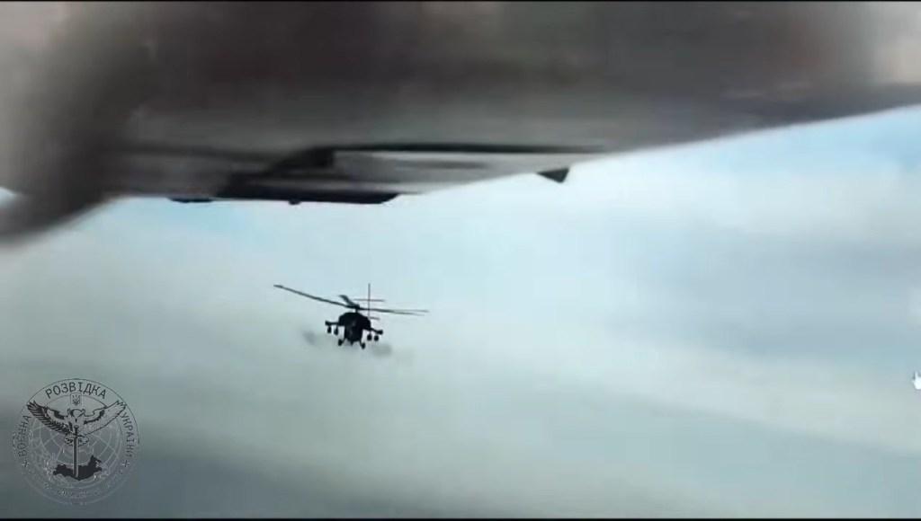 Two Russian helicopters and a plane fail to shoot down Ukrainian drone during a long chase