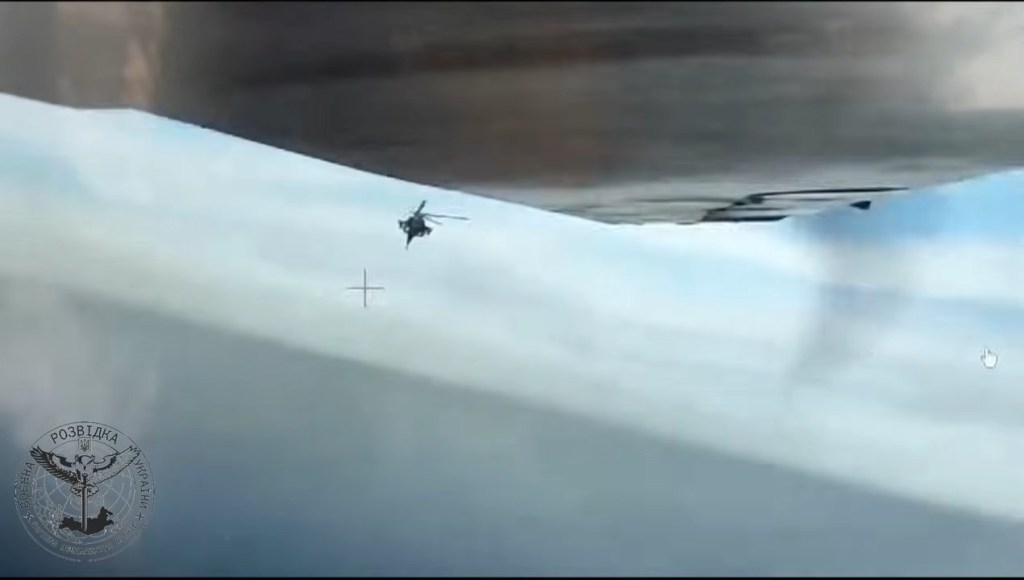 Two Russian helicopters and a plane fail to shoot down Ukrainian drone during a long chase