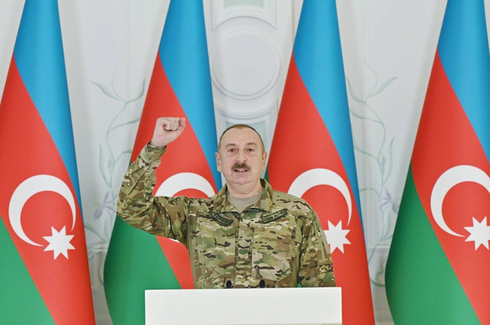 İlham Aliyev: Bizi zafere götüren vatan sevgisiydi